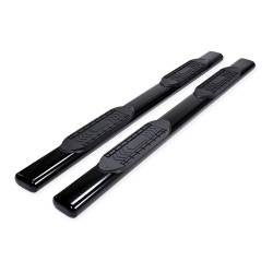TrailFX - TrailFX A8211B 6" Oval Straight Nerf Bar w/Step Pad Black Rocker Mount - Image 1