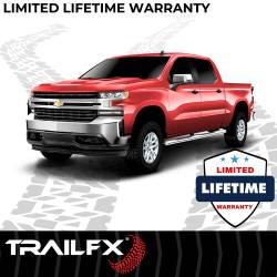 TrailFX - TrailFX A1535S 4" Oval Straight Nerf Bar Polished SS Rocker Panel Mount - Image 2