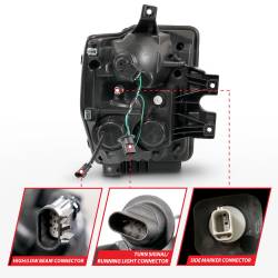 Anzo USA - Anzo USA 111587 Projector Headlight Set - Image 5
