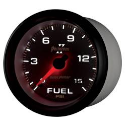 AutoMeter - AutoMeter 7811 Phantom II Mechanical Fuel Pressure Gauge 0-15 PSI 2-5/8" - Image 3