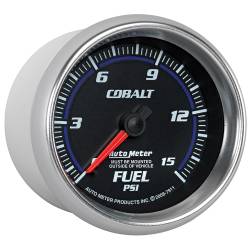 AutoMeter - AutoMeter 7911 Cobalt Mechanical Fuel Pressure Gauge 0-15 PSI 2-5/8" - Image 5