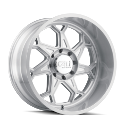 Cali Offroad Wheels - Cali Offroad 9111 Sevenfold 20x10 6x5.5 -25mm Brushed Silver 9111-2183BGC - Image 1