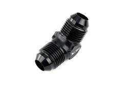 HPS Performance - HPS AN813-8 -8AN Male To Male Union Adapter Aluminum Black 45-DEGree - Image 2