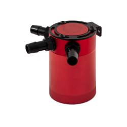 Mishimoto - Mishimoto MMBCC-CBTHR-RD Mishimoto Compact Baffled Oil Catch Can 3-Port - Image 2