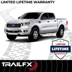 TrailFX - TrailFX A7094S 5" Oval Straight Nerf Bars Polished SS Rocker Panel Mount - Image 2