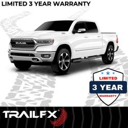 TrailFX - TrailFX A8254B Rocker Mount 6" Black Straight Nerf Bars for 19-26 RAM 1500 Quad - Image 2
