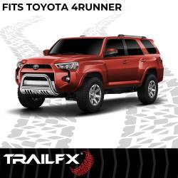 TrailFX - TrailFX B0041S Polished SS 3" Bull Bar w/Skid Plate & Light Mount - Image 2