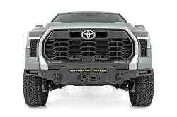 Rough Country Suspension Systems - Rough Country 72007 Hybrid Front Winch Bumper w/LED for 22-26 Toyota Tundra - Image 2