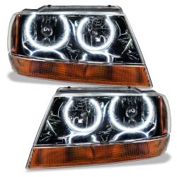 Oracle Lighting - Oracle 7167-335 Pre-Assembled LED Halo Headlights Black for 99-04 Grand Cherokee - Image 2