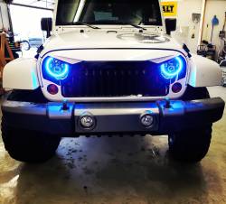 Oracle Lighting - Oracle 5769-332 7" High Powered LED Headlights Black Bezel Dynamic ColorSHIFT - Image 2