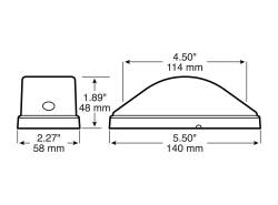 Peterson - Peterson 343A Mid Trailer Side Turn Indicator & Clearance Light Assembly - Image 2