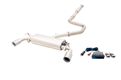 XFORCE - XFORCE ES-HY30N-VMKSB-CBS Exhaust System for 19-22 Hyundai Veloster N Base - Image 1