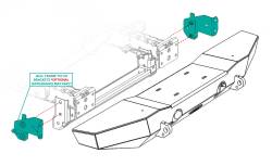 LoD Offroad - LoD Offroad JFT0701 JK Frame Tie-in Bracket - Image 1