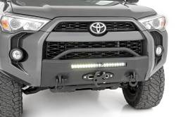 Rough Country Suspension Systems - Rough Country 10746 Hybrid Front Winch Bumper Black for 14-24 Toyota 4Runner - Image 2