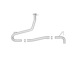 aFe Power - aFe 49-37017NM 2.5" Axle-Back Exhaust w/o Muffler for 18-23 Hyundai Kona 1.6L - Image 2