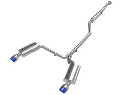 aFe Power - aFe 49-36629-L 2.5-2.25" SS Exhaust w/Blue Flame Tip for 09-14 Acura TSX 2.4L - Image 1