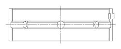 ACL Race Series - ACL Race 5M1573H-.025 Crankshaft Bearing for BMW 4.4 - Image 2