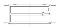 ACL Race Series - ACL Race 5M1633H-.25 Crankshaft Bearing for Nissan - Image 4