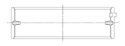 ACL Race Series - ACL Race 5M909HXC-STD Checker Chevy/GMC/Pontiac Crankshaft Bearing - Image 1