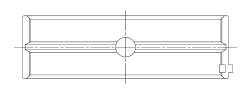 ACL Race Series - ACL Race 5M909HXC-STD Checker Chevy/GMC/Pontiac Crankshaft Bearing - Image 2