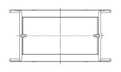 ACL Race Series - ACL Race 5M909HXC-STD Checker Chevy/GMC/Pontiac Crankshaft Bearing - Image 3