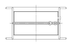 ACL Race Series - ACL Race 5M429HC-001 Checker Chevy/GMC/Pontiac Crankshaft Bearing - Image 4