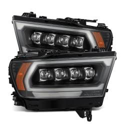AlphaRex - AlphaRex 880578 Black LED Projector Headlights for 19-22 RAM 1500 - Image 1