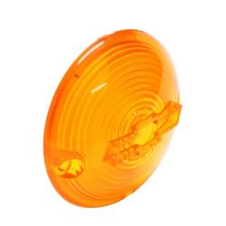 Trim Parts - Trim Parts A1484 1957 Full-Size Chevrolet Amber Parking Light Lens w/Bowtie PAIR - Image 2