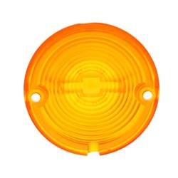 Trim Parts - Trim Parts A1484 1957 Full-Size Chevrolet Amber Parking Light Lens w/Bowtie PAIR - Image 3