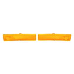 Trim Parts - Trim Parts A3044 1963-64 Chevy II & Nova Amber Parking Light Lens PAIR - Image 1