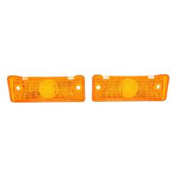 Trim Parts - Trim Parts A3055 68-69 Chevy II & Nova Amber Parking Light Lens PAIR - Image 3