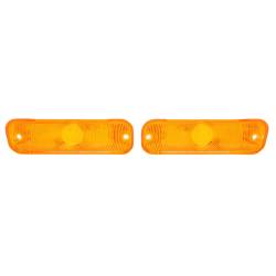 Trim Parts - Trim Parts A4248 1965 Chevelle/El Camino Amber Parking Light Lens PAIR - Image 1