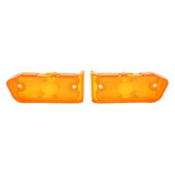 Trim Parts - Trim Parts A4250 1967 Parking Light Lens Amber PAIR - Image 1