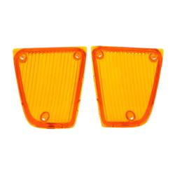 Trim Parts - Trim Parts A5310 1972 Corvette Amber Parking Light Lens PAIR - Image 1