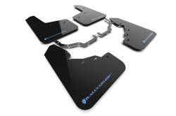 Rally Armor - Rally Armor MF138-UR-BLK-LBL Black Mud Flap/Light Blue Logo - Image 1