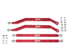 Freedom Off-Road - Freedom O/R FOP-P703RL-ADJ-RE HC HD Radius Rod Set Red 4Pc for 14-16 Polaris RZR - Image 1