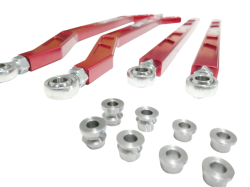 Freedom Off-Road - Freedom O/R FOP-P703RL-ADJ-RE HC HD Radius Rod Set Red 4Pc for 14-16 Polaris RZR - Image 4