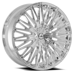 Azara - Azara AZA-522208551143120+35NC AZA-522 20x8.5 5x4.5 5x120 35mm Chrome - Image 1