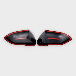 Trim Illusion - Trim Illusion MC6333BLK Front Door Mirror Covers Black for Expedition/Navigator - Image 3