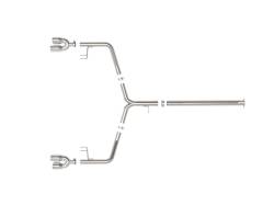 aFe Power - aFe 49-37043-P 3-2.5" Axle-Back Exhaust w/Polished Tips for 21-24 Kia K5 GT 2.5L - Image 2