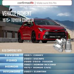 Coyote Premium Wheel Accessories - Coyote Wheel Accessories 87K545 Lug Pack Bulge Acorn 3/4"L M12x1.5 20pc - Image 2
