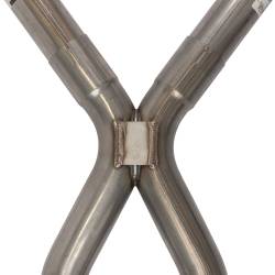 Pypes Performance Exhaust - Pypes SFF11S 2.5" X-Pipe Crossmember Back Rear Exit Exhaust for 66-71 Fairline - Image 6