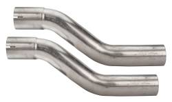 Pypes Performance Exhaust - Pypes SFF11S 2.5" X-Pipe Crossmember Back Rear Exit Exhaust for 66-71 Fairline - Image 8