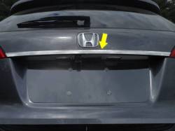 Quality Automotive Accessories - QAA LB16260 1Pc Stainless Steel Rear License Trim for 2016-2022 Honda Pilot - Image 1