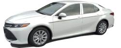 Quality Automotive Accessories - QAA LB18130 1Pc Stainless Steel Rear License Trim for 2018-2024 Toyota Camry - Image 2