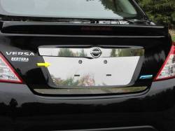 Quality Automotive Accessories - QAA LP12530 1Pc Stainless License Plate Bezel for 2012-2019 Nissan Versa - Image 1