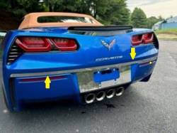 Quality Automotive Accessories - QAA RD54115 1Pc Stainless Steel Rear Deck Accent for 2014-2019 Chevy Corvette - Image 1