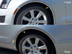 Quality Automotive Accessories - QAA WQ18130 4Pc Stainless Steel Wheel Well Trim for 2018-2024 Toyota Camry - Image 5