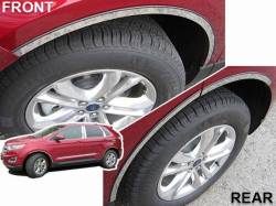 Quality Automotive Accessories - QAA WQ55345 4Pc Stainless Steel Wheel Well Trim for 2015-2018 Ford Focus - Image 4