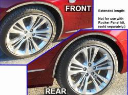 Quality Automotive Accessories - QAA WQ55655 12Pc Stainless Steel Wheel Well Trim for Lincoln Navigator - Image 3